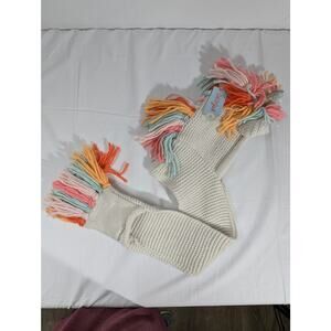 Cat & Jack Cozy Hooded Scarf Unicorn Size 8-16 NWT